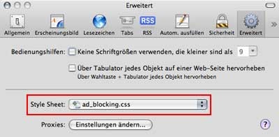 Werbung ausblenden mit CSS